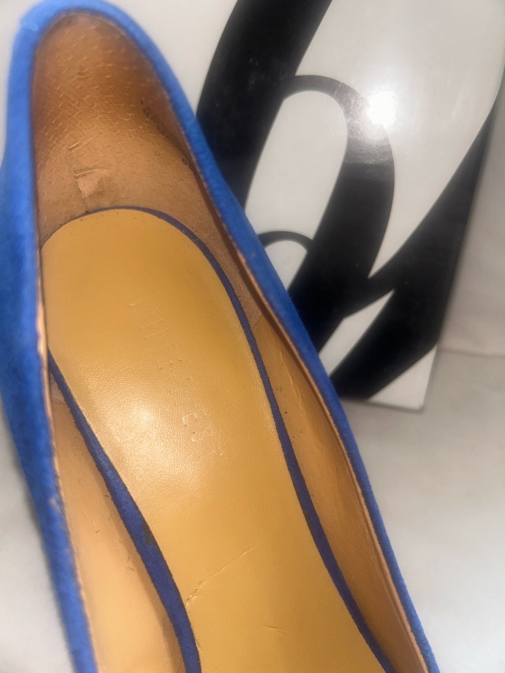 Nine West Cobalt Blue Pointed-Toe Suede Pumps - Picture 3 of 10